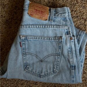 Levi's Light Blue Straight Jeans